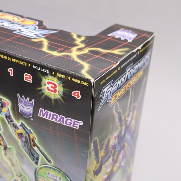 Transformers Energon Mirage Action Figure 2003 Hasbro Sealed - Picture 8 of 10
